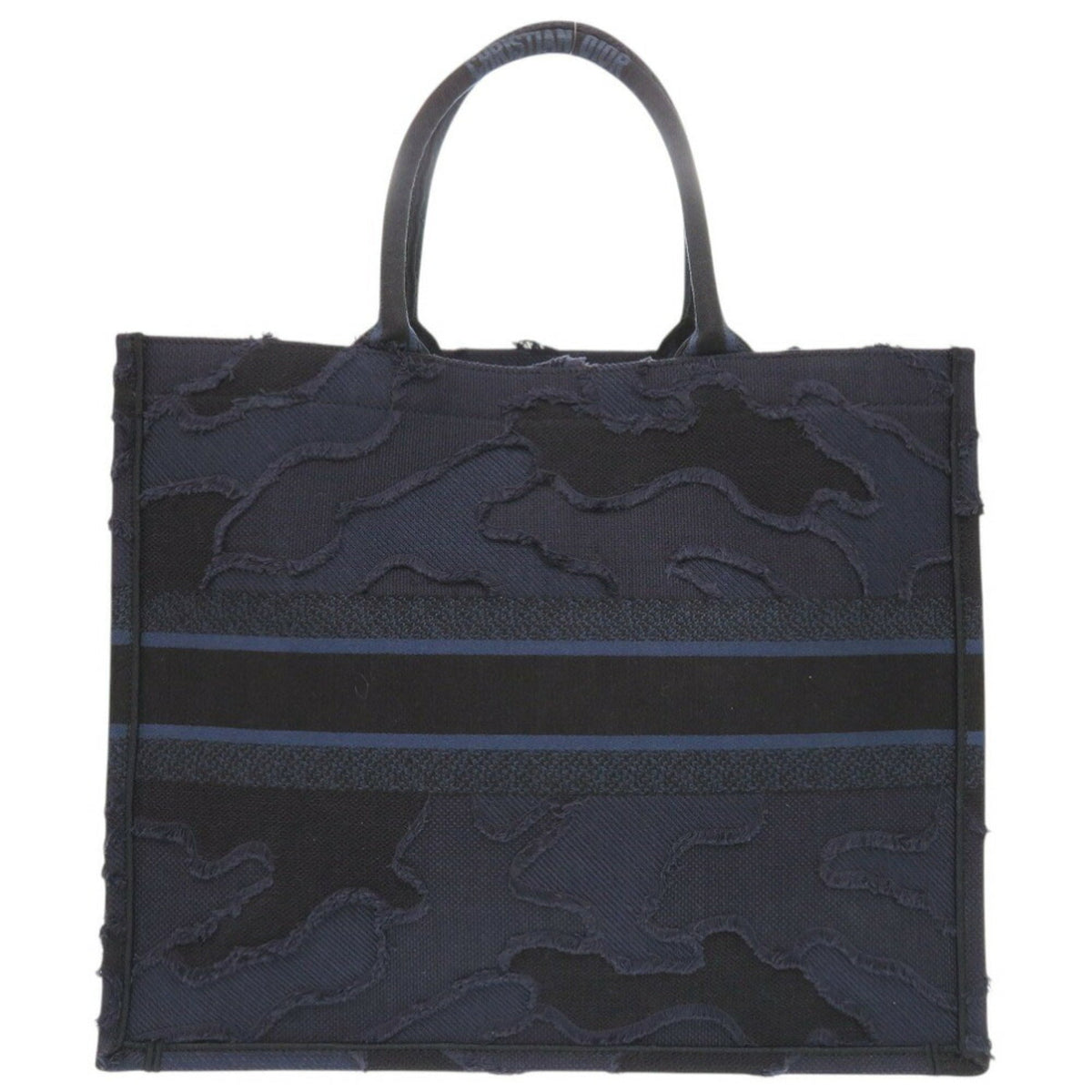 Christian Dior Navy Canvas Tote Bag Rovelle Bags