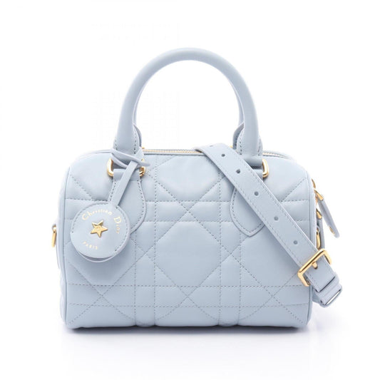 Christian Dior Blue Leather Handbag Rovelle Bags