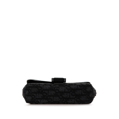 Christian Dior Black Canvas Leather Shoulder Bag Rovelle Bags