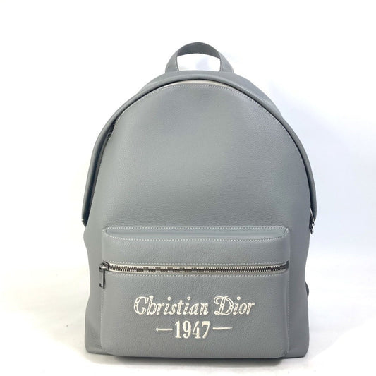 Christian Dior Gray Leather Backpack Rovelle Bags