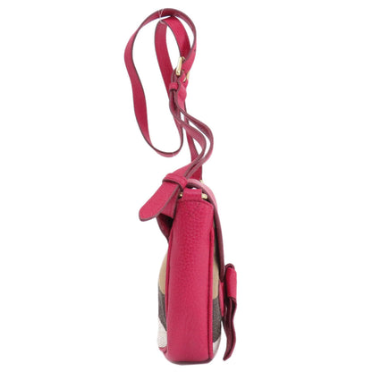 Burberry Red Color Leather Shoulder Bag ( )
