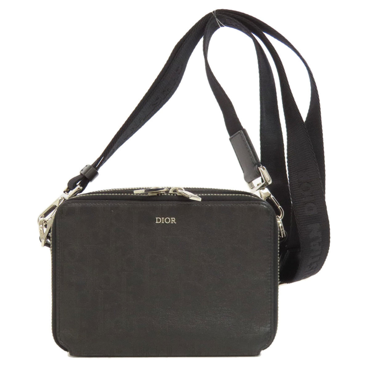Christian Dior Black Leather Shoulder Bag Style 45 Rovelle Bags