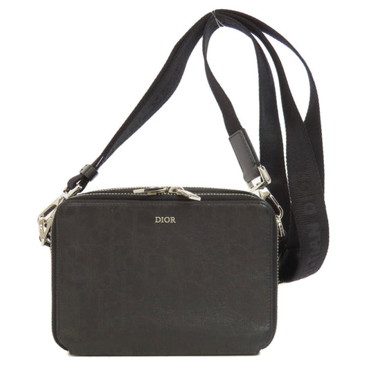 Christian Dior Black Leather Shoulder Bag Style 45 Rovelle Bags