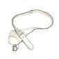 Christian Dior White Leather Fanny Pack Pouch Saddle Bag Rovelle Bags