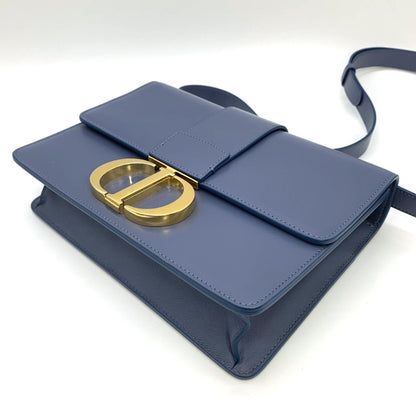 Christian Dior Blue Leather Shoulder Bag Style 10 Rovelle Bags