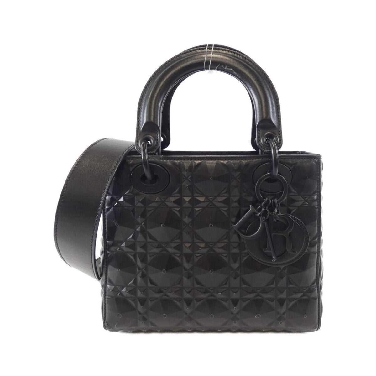 Christian Dior Black Leather Handbag Style 9 Rovelle Bags