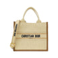 Christian Dior Beige Brown Camel Raffia Leather Handbag Rovelle Bags