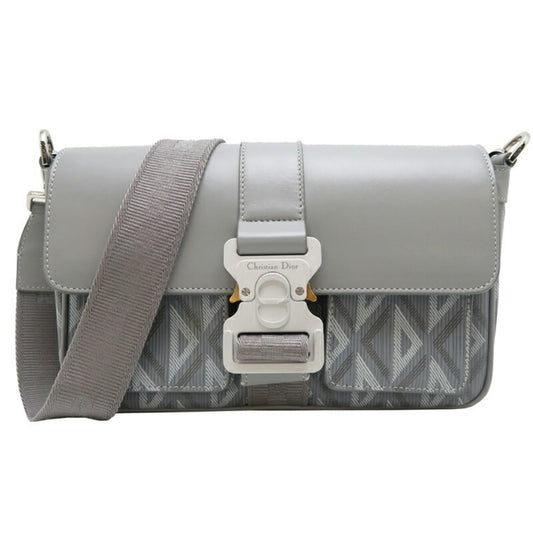 Christian Dior Gray Leather Shoulder Bag Style 3 Rovelle Bags