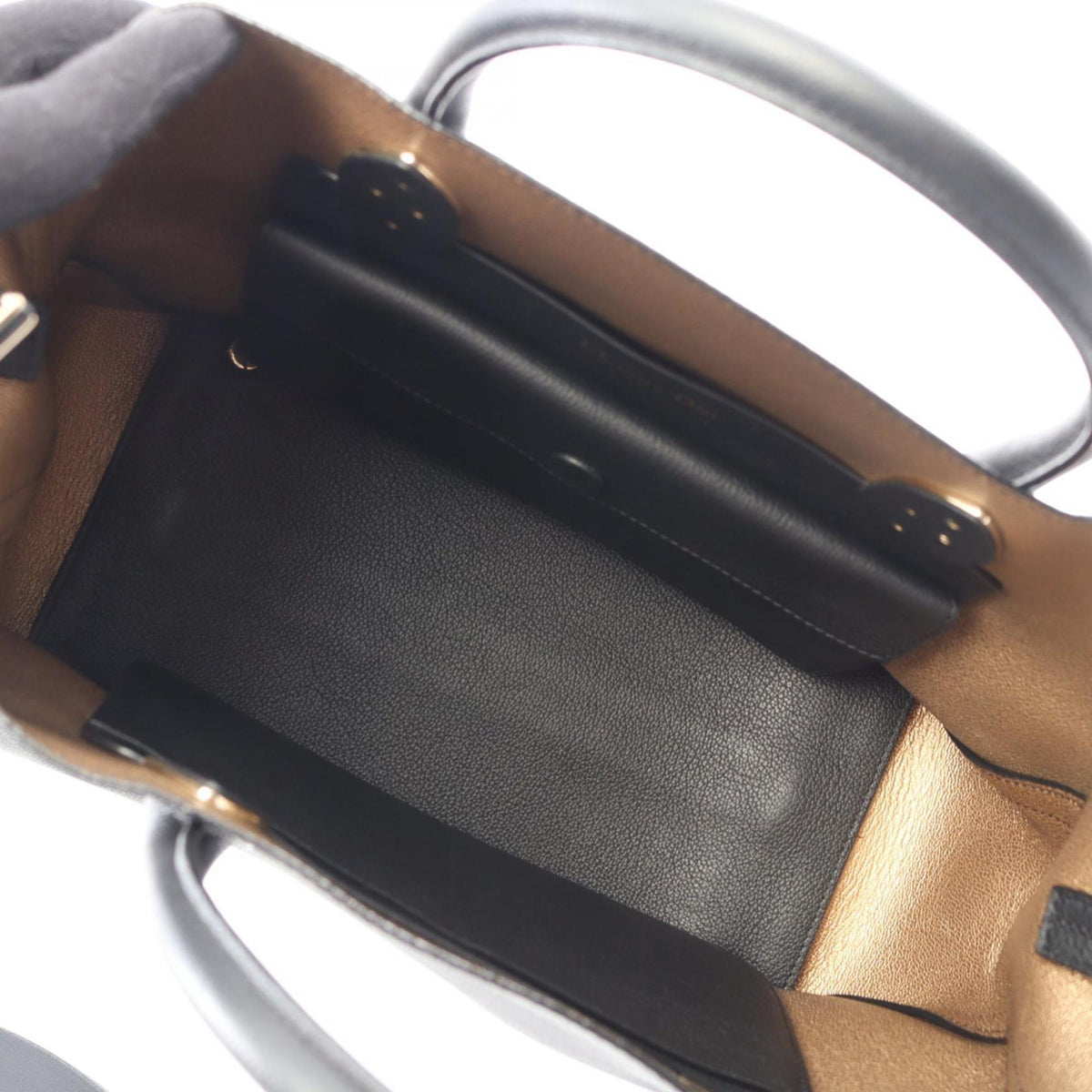 Christian Dior Black Leather Handbag Style 4 Rovelle Bags
