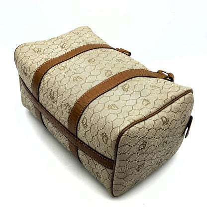 Christian Dior Beige Brown Pvc Handbag Rovelle Bags
