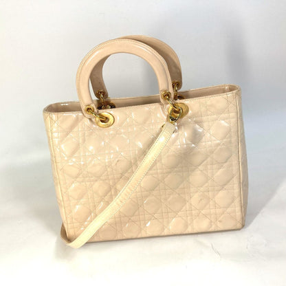 Christian Dior Beige Leather Handbag Style 5 Rovelle Bags