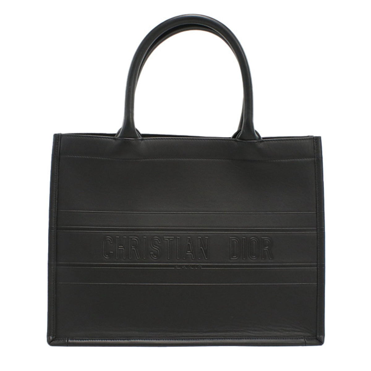 Christian Dior Black Leather Tote Bag Style 3 Rovelle Bags