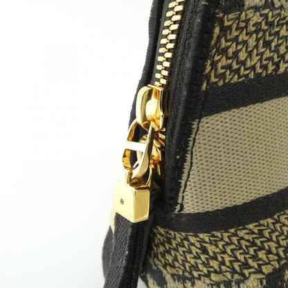 Christian Dior Beige Black Canvas Pouch Rovelle Bags