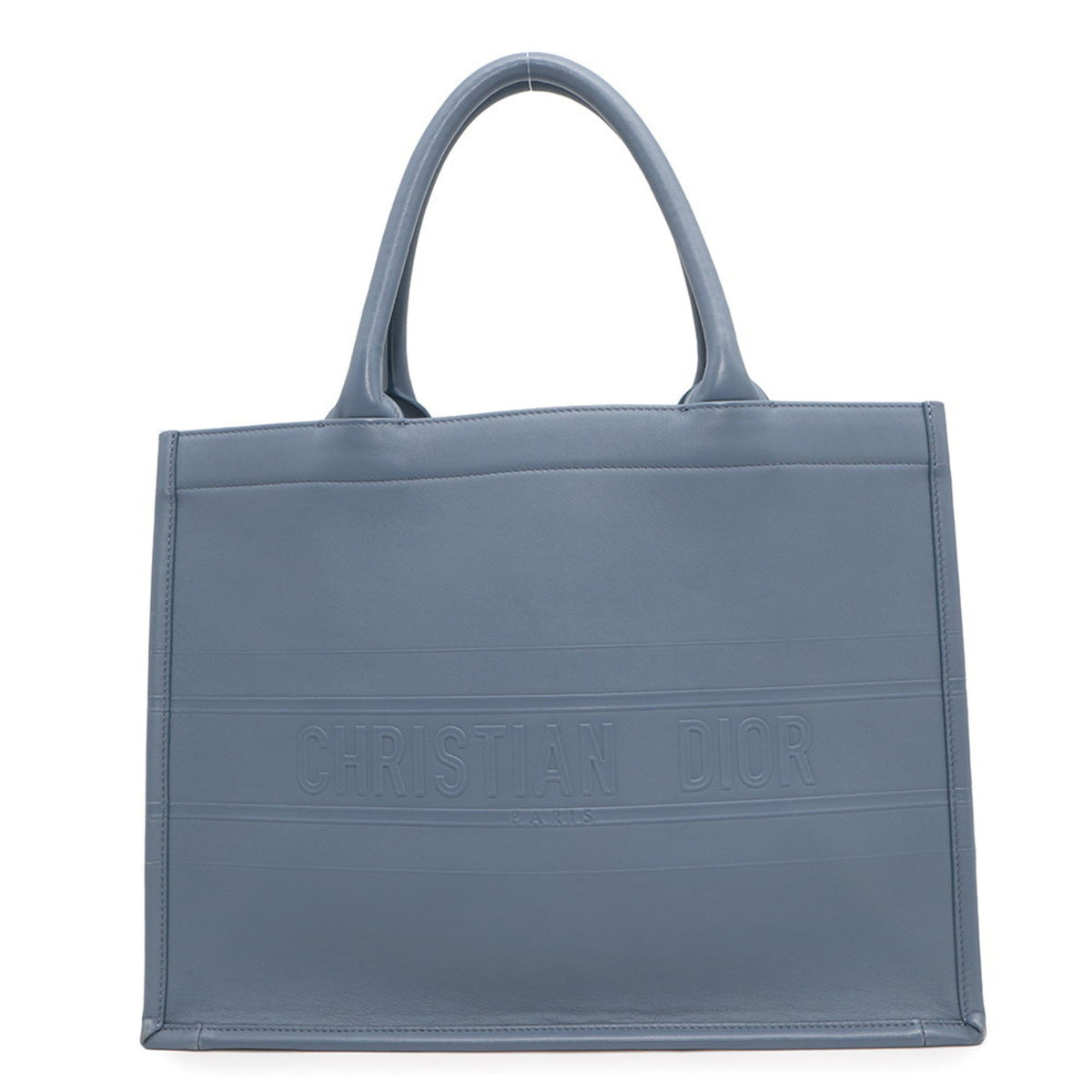 Christian Dior Blue Leather Tote Bag Rovelle Bags