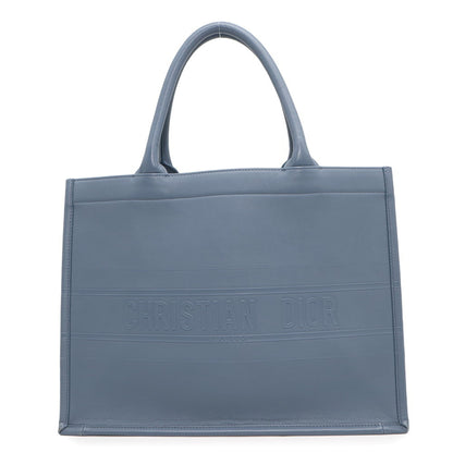 Christian Dior Blue Leather Tote Bag Rovelle Bags