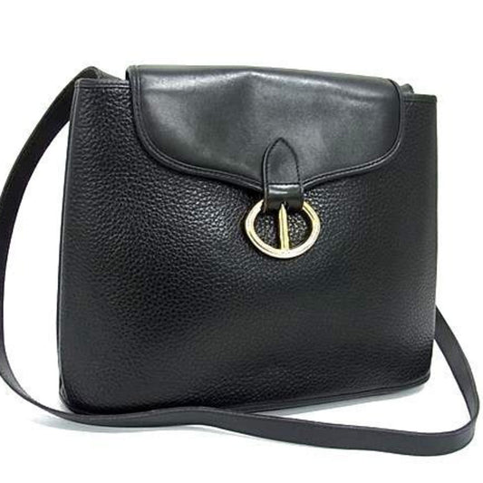 Christian Dior Black Leather Shoulder Bag Style 7 Rovelle Bags
