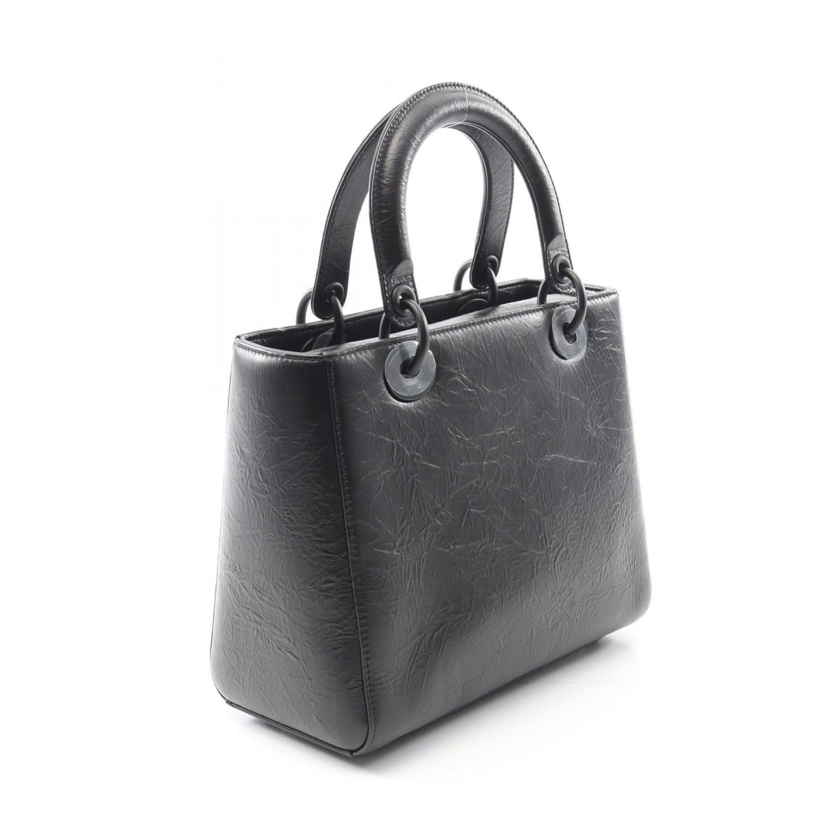 Christian Dior Black Leather Handbag Style 5 Rovelle Bags