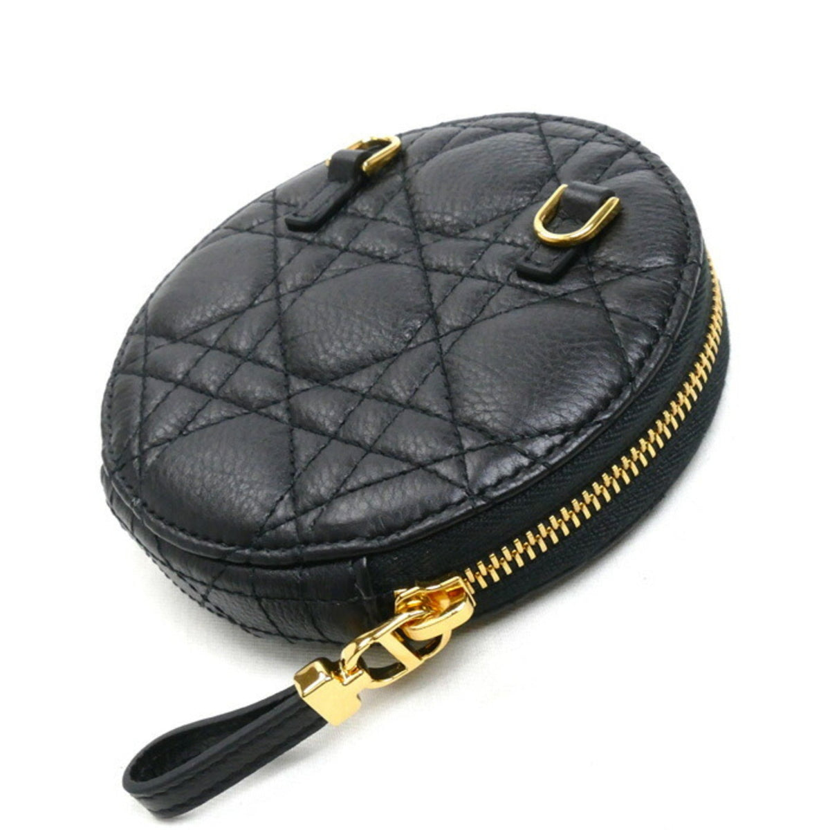 Christian Dior Black Leather Shoulder Bag Style 20 Rovelle Bags