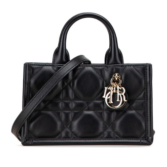 Christian Dior Black Leather Handbag Shoulder Bag Style 5 Rovelle Bags