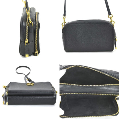 Christian Dior Black Leather Shoulder Bag Style 40 Rovelle Bags