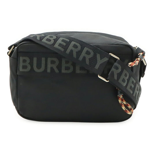 Burberry Black Nylon Leather Shoulder Bag ( )
