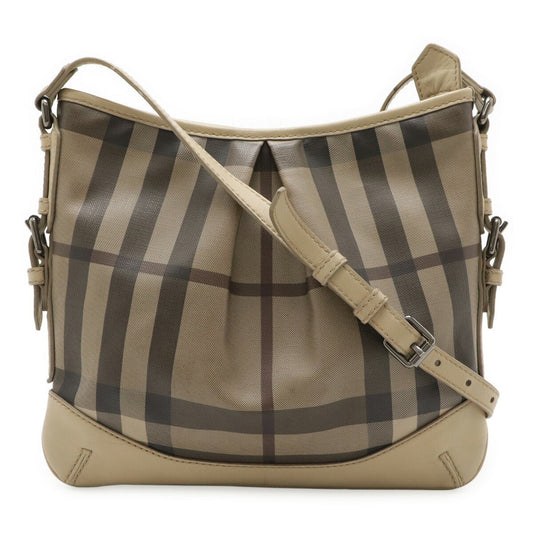 Burberry Grayish Multi-Color Pvc Leather Shoulder Bag ( )