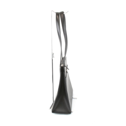Burberry Black Leather Tote Bag ( )