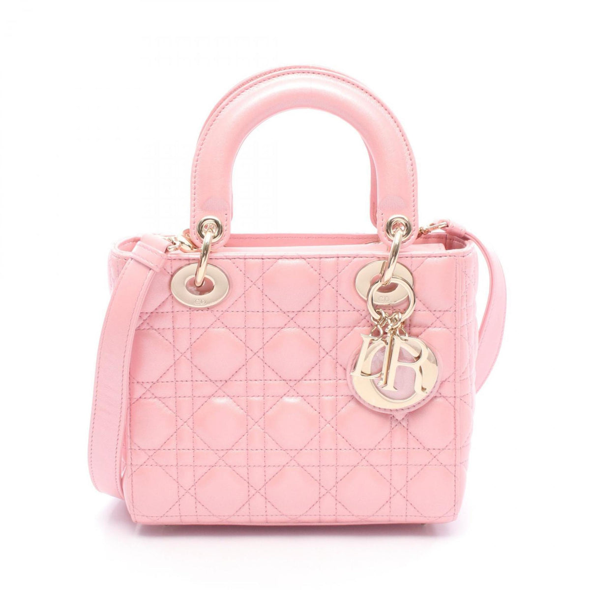 Christian Dior Pink Leather Handbag Style 4 Rovelle Bags