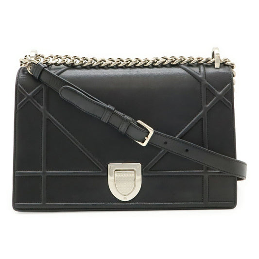 Christian Dior Black Leather Clutch Bag Shoulder Bag Rovelle Bags