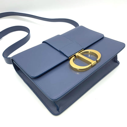 Christian Dior Blue Leather Shoulder Bag Style 10 Rovelle Bags