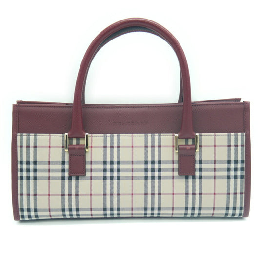 Burberry Canvas Leather Handbag ( )