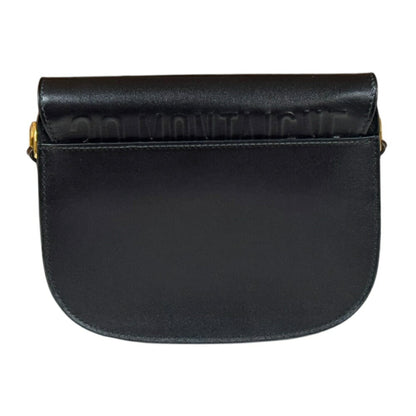 Christian Dior Black Leather Shoulder Bag Style 39 Rovelle Bags