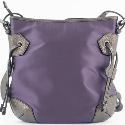 Burberry Purple Nylon Shoulder Bag ( )