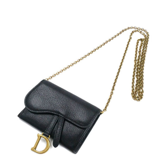 Christian Dior Black Leather Shoulder Bag Style 21 Rovelle Bags