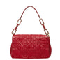 Christian Dior Red Color Leather Handbag Shoulder Bag Leather Rovelle Bags