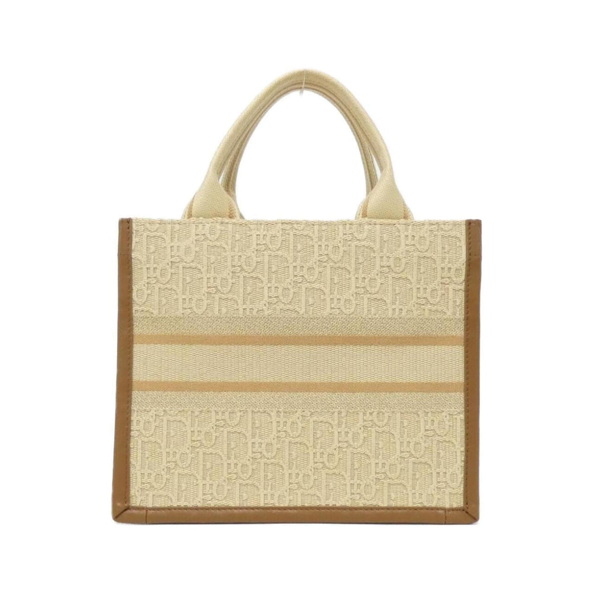 Christian Dior Beige Brown Camel Raffia Leather Handbag Rovelle Bags