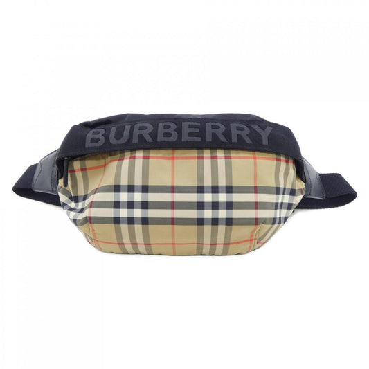 Burberry Beige Black Handbag ( )