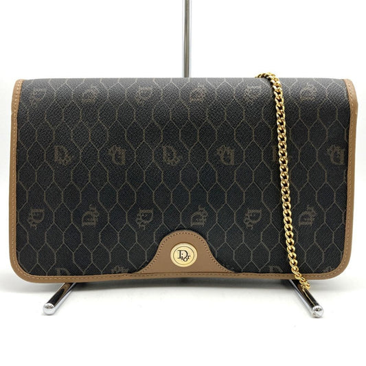 Christian Dior Brown Pvc Leather Shoulder Bag Leather Rovelle Bags