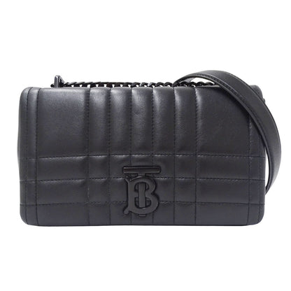 Burberry Black Leather Shoulder Bag ( )
