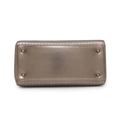 Christian Dior Metallic Pink Leather Handbag Shoulder Bag Rovelle Bags