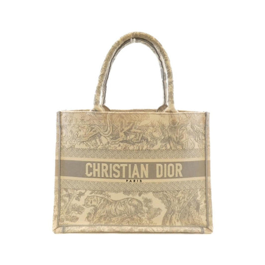 Christian Dior Gray Canvas Handbag Rovelle Bags