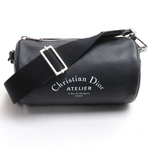 Christian Dior Black Leather Shoulder Bag Style 43 Rovelle Bags
