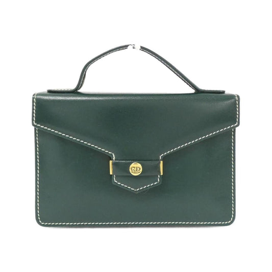 Christian Dior Green Leather Handbag Leather Rovelle Bags