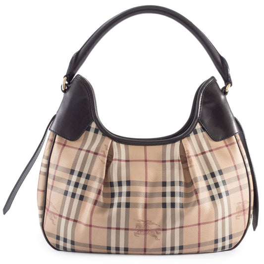 Burberry Beige Pvc Leather Shoulder Bag ( )