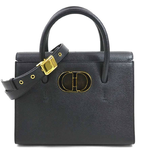 Christian Dior Black Leather Handbag Shoulder Bag Style 6 Rovelle Bags