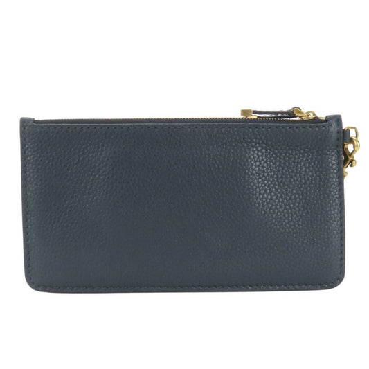 Christian Dior Navy Leather Clutch Bag Pouch Rovelle Bags