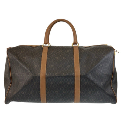 Christian Dior Brown Pvc Leather Boston Bag Handbag Rovelle Bags