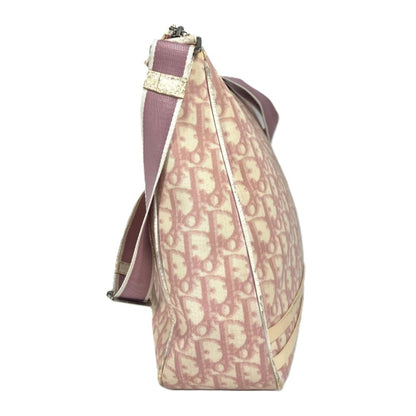 Christian Dior Trotter Pink White Pvc Leather Shoulder Bag Rovelle Bags