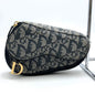Christian Dior Navy Canvas Pouch Rovelle Bags