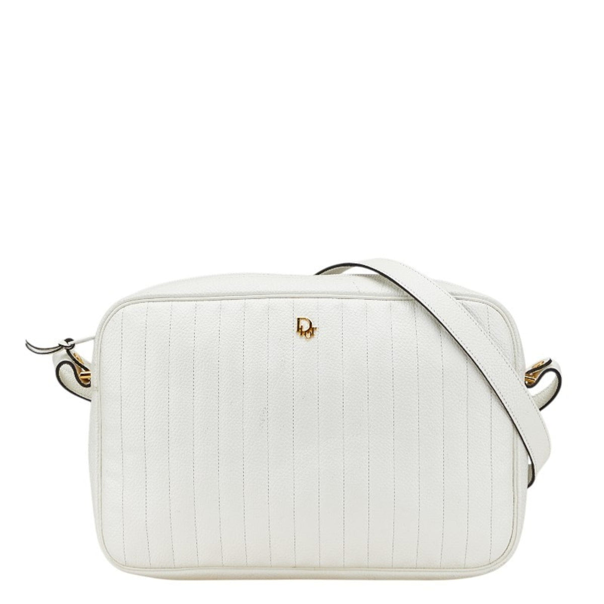 Christian Dior White Leather Shoulder Bag Rovelle Bags